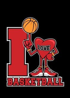 i love basketball t - shirt design with the number one holding a basketball in his hand