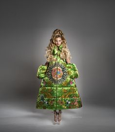 Tongil Puffer Jacket Free-size statement silk puffer in full-length with detachable sleeves and elaborate applique detail. Kindly message us for any queries. Luxury Silk Outerwear For Spring, Silk Long Coat For Winter, Green Silk Outerwear For Spring, Winter Silk Long Coat, Embellished Long Sleeve Silk Outerwear, Green Silk Long Sleeve Outerwear, Artistic Multicolor Long Sleeve Outerwear, Luxury Long Sleeve Printed Outerwear, Ceremonial Long-sleeve Outerwear With Floral Embroidery