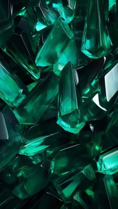 Green Diamond Aesthetic, Crystal Iphone Wallpaper, Emerald Aesthetic, Phthalo Green, Iphone Wallpaper Hd, Amoled Wallpapers, Dark Green Aesthetic, Crystal Aesthetic, 1st Apartment