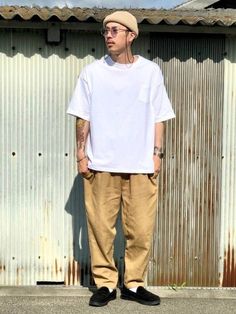 Spring 2024 Men’s casual and stylish clothing 15 ideas Japan Style Outfits, Indie Fashion Men, Japanese Street Fashion Men, Vertical Striped Shirt, Timeless Jeans, Muji Style, Streetwear Essentials, Wardrobe Refresh, Black T Shirts