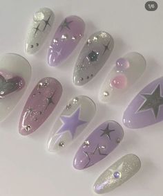 Lilac Chrome, Milky Pink, Nails Luxury, Cute Simple Nails, Purple Nail Designs, Edgy Nails, Nails Trends, Summery Nails, Vibrant Nails