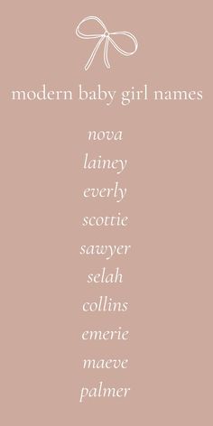 names and love the feel of something fresh and new? These super cute and trendy girl names are *in style* for 2025 - BUT not overdone - they're still unique names for girls, too. (I've included both the baby names and meanings for each of my picks on this list too!) SAVE these pretty names for girls to your name inspiration board to come back to!