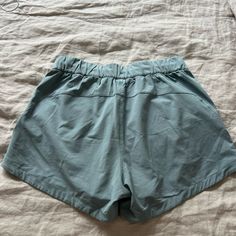 Such Cute And Comfy Lulu Lemon Light Blue Shorts. Size 2. Perfect Condition. Never Worn Lightweight Blue Shorts, Lightweight Blue Bottoms Short Length, Blue Lightweight Short Length Bottoms, Green Lightweight Short Bottoms, Navy Lululemon Shorts, Lululemon Blue Shorts, Teal Lululemon Shorts, Lululemon Athletic Shorts With Built-in Shorts, Lulu 2.5 Shorts