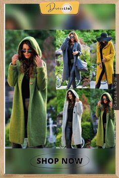 New Jacke Damen Autumn Winter Women Hooded Coat Cashmere Cardigan Sweater Coat Lady Solid Color Coat Thick Soft Fashion Jacket Long Plus Size Overcoat Strickjacke Damen Soft Fashion, Cardigan Sweater Coat, Jacket Long, Sweater Coat, Cashmere Coat, Cashmere Cardigan, Hooded Coat, Sweater Coats, Jacket Style