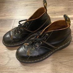 Sold Out Dr Marten Church Monkey Vintage Boots. Womens Size 6. Great Condition, Front Of One Shoe Is Scratched As Pictured Very Easy To Cover With Shoe Polish! Vintage Boots Womens, Monkey Boots, Shoes Dr Martens, Martens Boots, Shoe Polish, Dr Martens Boots, Boots Womens, Vintage Boots, Dr Martens Shoes