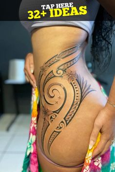 Unlock More feminine tribal tattoo - feminine tattoo sleeve color tattoo for women over 60 divine feminine tattoo designs tattoo for women in arm feminine neck tattoos images Polynesian Side Tattoos Women, 10cm Tattoo Ideas, Polynesian Mermaid Tattoo, Mixed Race Tattoo Ideas, Polynesian Women Tattoo, Back Tattoo Polynesian, Taino Tribe Tattoo, Polynesian Back Tattoo Women, Polynesian Spine Tattoo