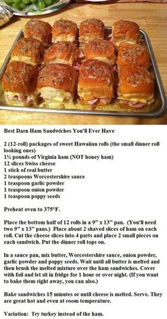 the recipe for sandwiches is shown in two different languages and includes instructions to make them