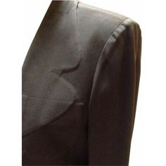 Rare and Collectible Maison Martin Margiela Artisanal Black Woven Covered 3 Button Blazer with covered pockets and a high, collar-less neckline. Classic Evening Blazer With Button Closure, Designer Single Button Formal Blazer, Designer Formal Blazer With Button Closure, Designer Evening Blazer With Button Closure, Designer Silk Blazer For Office, Formal Blazer With Covered Buttons And Lapel Collar, Formal Blazer With Lapel Collar And Covered Buttons, Luxury Formal Blazer With Covered Buttons, Classic Blazer With Horn Royal Black Buttons