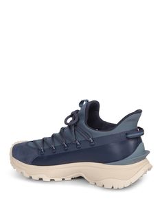 Low-top sneakers. Made from breathable technical fabric. VibramÂ® rubber sole.Blend style and functionality with Moncler's Trailgrip Lite2 Low sneakers, featuring a breathable blue/navy technical fabric upper, rubber details, and an innovative VibramÂ® sole for superior grip.Gender: MenMaterial: 89% POLYESTER 11% ELASTANEColor: BlackMade in: ImportedProduct ID: 4M00110 M4469 78J*Import tax/duty will be calculated at checkout (If applicable) Luxury Sportswear, Gucci Hat, Golden Goose Shoes, Prada Shoes, Green Shoes, Sportswear Brand, Low Sneakers, Boat Shoes, Beautiful Shoes