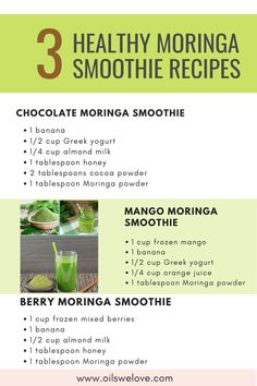 3 healthy morning smoothie recipes to help you get ready for the day and start your day off right now