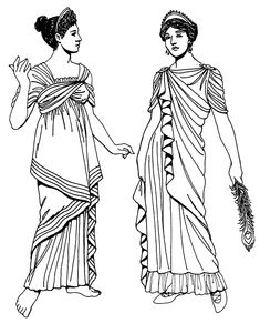 two women in roman dress with the words nobles romanas on it and an image of