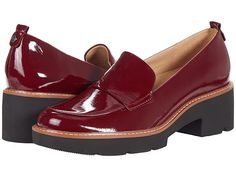 Naturalizer Darry - Women's Shoes : Plum Rouge : The effortless slip on style of the Naturalizer Darry is perfect to dress up or down, whether it's a busy day at work or a casual day out in your favorite denim. Modernized ultra-lightweight loafer with a cool, durable lug sole. Slip on style. Classic round toe silhouette with stitched details. Back pull tab for easy on and off access. Flexible and lightweight EVA lug sole. Synthetic linings and Contour+ technology: an innovative cushioning system Casual Office Slip-ons With Lug Sole, Business Casual Slip-ons With Removable Insole For Fall, Fall Workwear Synthetic Slip-ons, Synthetic Slip-ons For Business Casual In Fall, Business Casual Synthetic Slip-ons For Fall, Casual Synthetic Slip-ons For Workwear, Casual Synthetic Loafers For Work, Slip-on Platform Loafers With Removable Insole For Fall, Trendy Fall Slip-ons In Synthetic Material