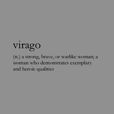 the words virgo are written in black and white on a gray background with an image of a woman's face