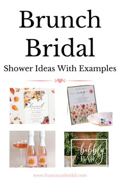 brunch bridal shower ideas with examples for brides and grooms to use