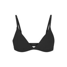 A perfect everyday option for a lightweight, comfortable hold, this Triangle Bralette is lined with cotton jersey for softness against skin and a mesh interlining for support. Best Bralettes, Birkenstock Boston Shearling, Neutrogena Makeup Remover, Boston Shearling, Heritage Backpack, Nike Training, Triangle Bralette, Dr Closet, Black Bralette