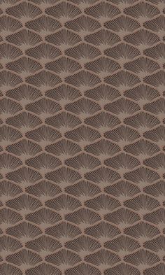 Dark Brown Minimalist Art Deco Fan Geometric Wallpaper Minimalist Floral Wallpaper, Modern Boho Bathroom, Dark Brown Furniture, Minimalist Art Deco, Living Room Minimalist, Brown Minimalist, Room Minimalist, Art Deco Fan, Classic Wallpaper