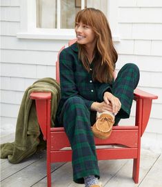 Women's Scotch Plaid Flannel Pajamas Pajamas Plaid, Plaid Pjs, Womens Flannel Pajamas, Holiday Flannel, Floral Pajama Set, Womens Pajamas, Green Flannel, Flannel Pajama Sets, Scottish Plaid