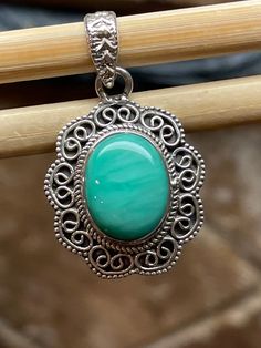 Handmade, natural product Stone: Green Chrysoprase Metal: 925 Solid Sterling Silver Gemstone size: 15mm X 11mm Green Chrysoprase Oval Pendant Jewelry, Chrysoprase Necklace, Chrysoprase Jewelry, Necklace Mens, Mens Pendant, Perfect Gift For Her, Jewelry Silver, Jewelry Trends, Gemstone Pendant