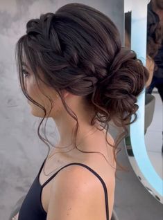 #hairstyles #hairstylesformen #hairstylest #hairstylesforgirls #hairstylesmenn #hairstylesmen #hairstylesmenofficial #hairstylesforboy #hairstyleswoman #hairstylesbyaurora #HairstylesInNewYork #hairstylesofinstagram #hairstylesinspiration #hairstyleswag #hairstylesbycharmaine #hairstylesforblackwomen #hairstyleswithheart #hairstylesteam #hairstyles2017 #hairstylesposts #hairstylesmens #hairstylesforschool #hairstylesforwomen #hairstylesforman #hairstylesa #hairstylesforgents Low Bun Fancy, Bridesmaid Hair Updo Brunette, Low Bun Quince Hairstyles, Curly Low Bun Wedding Hair, Curled Up Do, Wisuda Hairstyle, Wedding Hairstyles Bun Low, Wedding Guest Hairstyles Bun, Prom Hair Low Bun