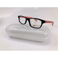 New Nike Kids Nk 5014 004 Black & Solar Red Eyeglasses 46/15/130 With Nike Case Ref#057 ***Please Follow Our Store For New Collections And Styles Being Added Daily*** To Follow Our Store Please Click Here:Https://Www.Ebay.Com/Str/Eyewearyouwearoptics We Strive For Your 100% Satisfaction! We Have Over 35 Years Serving The Optical Industry. Visit Our Store To See All Of The Designer Collections We Carry, With Over 30 Brands You Will Find Eyeglasses And Sunglasses For Men, Women And Children. Our M Nike Case, Red Eyeglasses, Pink Eyeglasses, Deep Royal Blue, Blue Cases, Lapis Blue, Nike Accessories, Nike Kids, Sunglasses For Men