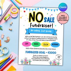 Title: "Editable No-Sale Fundraiser Flyer Template - Stress-Free Fundraising Made Easy!" Description: "Simplify your fundraising with our customizable No-Sale Fundraiser Flyer Template! Perfect for PTO, schools, sports teams, churches, and charities, this professionally designed template helps you promote a hassle-free fundraiser with ease. Just plug in your details and start raising funds without the need to sell products. Save time, create impact, and meet your goals with this easy-to-use temp Cash Calendar Fundraiser Template Free, Jog A Thon, Fundraising Flyer Design, Raffle Fundraiser, Fundraiser Raffle, Sports Fundraisers, Fundraiser Flyer, Event Stand