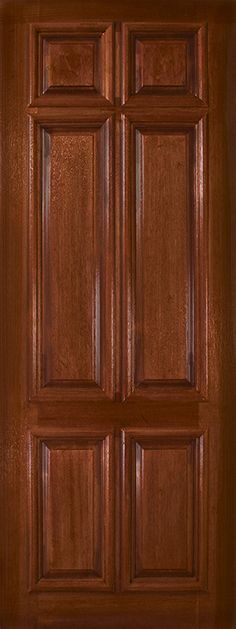 a close up view of a wooden door