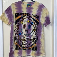 Only Worn A Few Times, Super Unique Tee. Can Be Unisex Chinatown Market, Grateful Dead, Color Purple, Carnival, Tee Shirts, Mens Shirts, Man Shop, Purple, Yellow