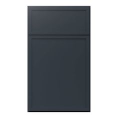 an image of a black cabinet door