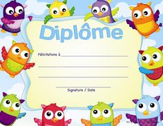 a group of owls sitting around a sign with the word diplone on it