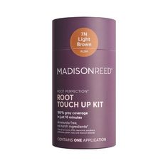 TOUCH-UP ROOTS AND GRAYS: Root Perfection is perfect for covering roots and greys to extend time between salon appointments and full hair color applications by three weeks—it blends seamlessly with existing salon hair color shades for beautiful, even gray coverage.

Quick fix: takes 10 minutes for 100% grey coverage. Full of healthy, hair-loving ingredients: keratin, argan oil, and ginseng root extract protect and pamper hair.No harsh ingredients: 100% ammonia-free, PPD-free, resorcinol-free, pa Full Hair Color, How To Dye Hair At Home, Salon Hair Color, Madison Reed, Conditioning Hair Mask, Ginseng Root, Hair Color Cream, Root Touch Up, How To Lighten Hair