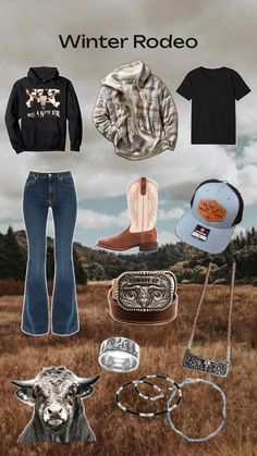 Rodeo Outfits Winter, Western Rodeo Outfits, Rodeo Outfits, Western Rodeo, Outfits Winter, Modest Outfits, Rodeo, Outfit Ideas, Collage