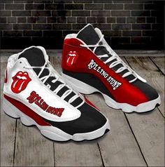 Rolling Stone Personalized Tennis Shoes Air JD13 Sneakers Gift For Fan Lightweight construction with breathable mesh fabric provides a comfortable and flawless fit. Tennis Jordan, Shoes Air, Shoes Sport, Jordan 13, Rolling Stone, Unique Christmas Gifts, Crocs Shoes, Sport Sneakers, Dinosaur Print