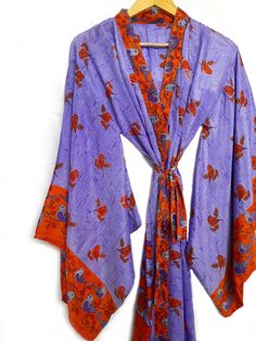 Silk Robe Kimono Sleeves,bridal Long Robe , Getting Ready Robe Below Knee Length Gown Long Dressing Gown Long Sleeve Wedding Robe - Etsy Bohemian Saree-style Wedding Gown, Bohemian Long Wedding Robe, Bohemian Wedding Robe With Kimono Sleeves, Long Fitted Kimono For Wedding, Vintage Silk Kimono For Wedding, Bohemian Silk Kimono For Wedding, Bohemian Floor-length Wedding Kimono, Vintage Long Kimono For Wedding, Silk Kimono For Wedding And Festive Occasions