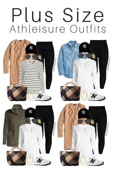 Plus Active Wear Outfits, Plus Size Leggings Outfit Fall Casual, Layering Plus Size Outfits, Fall Plus Work Outfits, Plus Size Alaska Outfits, Plus Joggers Outfit, Plus Size Zoo Outfit, Plus Size Hiking Outfit Fall, Travel Plus Size Outfits