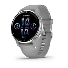 the garmin smart watch is shown on a white background