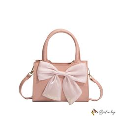 Bird in Bag - High-quality small square bag new sweet shoulder crossbody bag bow handbag Cute Rectangular Shoulder Bag For Party, Chic Rectangular Bag With Detachable Bow, Elegant Shoulder Bag With Bow As A Gift, Rectangular Party Bags With Bow, Spring Rectangular Bags With Bow, Rectangular Shoulder Bag With Detachable Bow For Party, Chic Rectangular Shoulder Bag With Bow, Party Shoulder Bag With Bow And Top Handle, Trendy Bag With Bow For Everyday Use