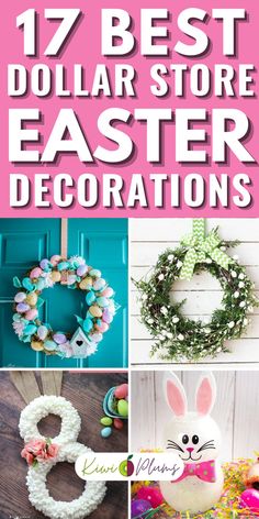 Create charming DIY Dollar Store Easter Decorations without breaking the bank. Discover cheap Easter decor ideas and unleash your creativity with DIY dollar-store Easter crafts. Craft personalized homemade Easter decorations and adorn your space with delightful spring-themed DIY decorations. Embrace creativity while staying within budget with these spring Easter decorations on a budget. From DIY Easter centerpieces, DIY Easter wreaths, Easter table decorations, and DIY Easter baskets. Easy Easter Decor, Homemade Easter Decorations, Easter Crafts Dollar Store, Easter Decor Ideas, Easter Decorations Ideas, Easy Easter Decorations, Easter Table Settings