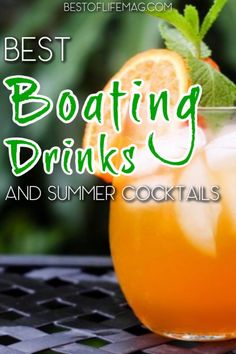 the best boating drinks and summer cocktails