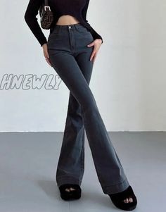 Stretch Jeans Flared Trousers Women's Pants Y2k Fashion High Waist Vintage Casual Baggy Straight Jeans Fall Outfits New In Y2k High Waist Flare Jeans For Fall, Y2k Straight Leg Bottoms For Winter, Y2k Straight Leg Winter Bottoms, Y2k Style Straight Leg Winter Bottoms, Non-stretch Wide Leg Flare Jeans In Y2k Style, Non-stretch Y2k Wide Leg Flare Jeans, Y2k Straight Leg Fall Bottoms, Y2k Non-stretch Wide Leg Flare Jeans, Y2k Wide Leg Flare Jeans