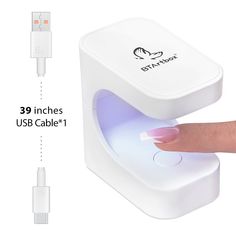 Die BTArtbox Mini-Nagellampe ist kompakt und tragbar, 180° offenes Design Setzen Sie Ihre Nägel flexibel aus verschiedenen Richtungen ein.  BTArtbox Mini-UV-Lampe Unterstützt verschiedene Arten von Nagelkunst, einschließlich Nagelklebegel, Builder-Nagelgel, Malgel, Gel-Nagellack usw. Mit der Leistung von 6 Watt, verursacht keine Schäden an Augen und Haut.
 

Farbe: Weiß



Leistung: 6W

Artikelabmessungen L*B*H: 68*42*65 Nail Glue Gel, Gel Builder, Nail Lamp, Uv Lamp, Types Of Nails, Nail Tools, You Are Awesome, Glue On Nails, Gel Nail Polish