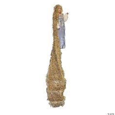 A fabulous version of the 12-foot long Rapunzel wig is sewn in two parts to allow for the important witch hair cutting scene in the play, Into The Woods! Velcro allows for easy reassembly. The top part of the wig is approximately 5 ft long without the additional length Velcroed on. Rows and rows of curly locks are sewn on to an openwork mesh backing. Truly an over-the-top showpiece of a wig, with the longest swath of loose curls you will find anywhere! Synthetic wig fits most adults. Rapunzel Wig, Witch Hair, Champagne Blonde, Castle Tower, Into The Woods, Loose Curls, Long Wigs, Costume Shop, Facial Hair