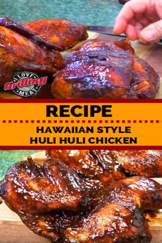 the recipe for hawaiian style huli chicken