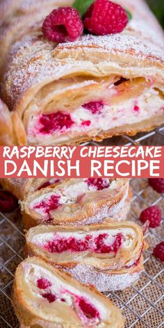 raspberry cheesecake danish roll recipe