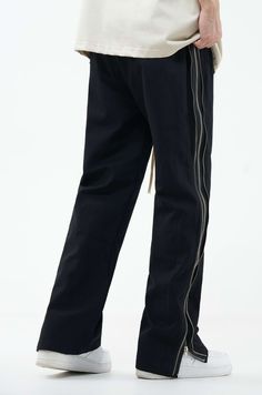 Get ready to take your street style up a level with nightcity's Double Side Zip Straight Pants. These pants feature zipper detail in both sides for a bit of edginess and a comfortable fit. Plus, it comes with an elastic waist and drawstrings, so you can adjust the fit just for you. Easily match the pants with any shirt, and you're sure to make heads turn as you strut down the street. Complete your look and get creative—you won't be disappointed!
Gender: MenMaterial: PolyesterClothing Length: Ful