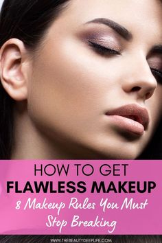 Makeup Rules, Makeup Expiration, Makeup Basics, Flawless Makeup Look, How To Wear Makeup, Makeup Coverage, Mcbling Fashion, 5 Minute Makeup, Essential Makeup