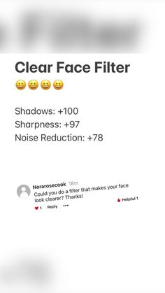 the clear face filter has been changed to include different emoticions and facial expressions