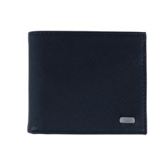 This handsome bifold wallet features 3 card slots, 2 utility pockets, an ID window, and 1 full-length bill slot. A textured finish and handsome stitching make this wallet stand out. A Tallia logo patch is showcased on the exterior, with a brand logo on the passcase's interior. This wallet is classy enough for formal events and date night, but also practical for everyday use. Made of Leather Leather Wallet With Embossed Logo For Everyday Use, Leather Wallet With Embossed Logo For Daily Use, Rectangular Business Wallet With Embossed Logo, Black Wallets With Engraved Logo For Everyday Use, Classic Business Wallets With Engraved Logo, Modern Rectangular Wallet With Embossed Logo, Classic Business Wallet With Engraved Logo, Formal Leather Wallets With Embossed Logo, Classic Leather Wallets With Engraved Logo