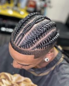 Men Braids Hairstyles Full Head Short, Men’s Cornrows Designs, Cornrow With Fade, Cornrows With Line Up Men, Hightop Fade Cornrows Men, Design Cornrows Braids Men, Braided Hairstyles For Men Cornrows, Drop Fade Cornrows, Cool Braids For Men