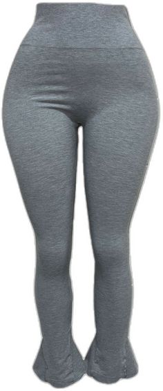 Gray Elastane Leggings For Loungewear, Gray Leggings With Elastic Waistband, Cotton Compression Bottoms For Loungewear, Full Length Stretch Cotton Leggings, Solid Color Cotton Yoga Leggings, Stretch Cotton Tights, Fitted Mid-rise Gray Leggings, Gray Fitted Mid-rise Leggings, Cotton Stretch Solid Tights