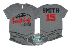 Glitter Football Shirt | Football Mom T-Shirt | Football Shirts | Cute Football Mom Shirts | Bella Canvas T-shirt | Customize team & colors PLEASE READ BEFORE ORDERING WE CANNOT RUSH ORDERS OR CREATE NEW DESIGNS DURING PEAK SEASON AUG - MAY. IF YOU NEED TO CANCEL PLEASE DO SO WITHIN 24HRS Please read full description before ordering we cannot be responsible for mistakes made by not reading the full description. ORDERING INSTRUCTIONS: 1. Select your Garment Size/Color Each size must be selected s Short Sleeve Tops With Glitter Print For School Spirit, School Spirit Glitter Print Short Sleeve Top, School Spirit Short Sleeve Top With Glitter Print, Team Spirit Crew Neck Top With Glitter Print, Short Sleeve Tops With Glitter Print For Game Day, Glitter Print Tops For Sports Events And Season, Casual Glitter Print T-shirt For Game Day, Casual Game Day T-shirt With Glitter Print, Casual T-shirt With Glitter Print For Game Day